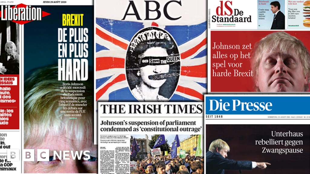 Europe papers criticise Johnson's 'perfidious' move