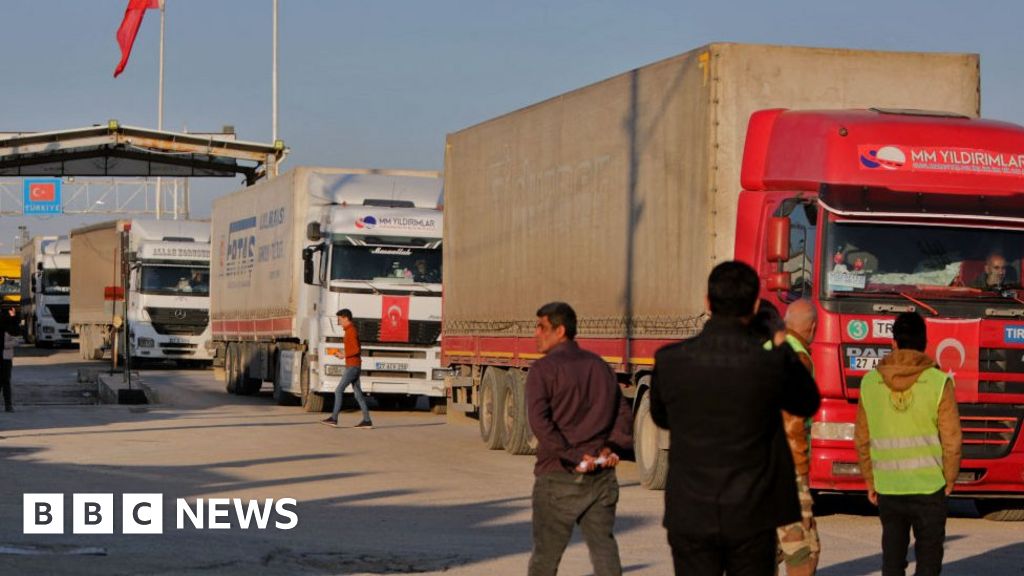 First UN aid convoy enters quake-hit Syria via new crossing