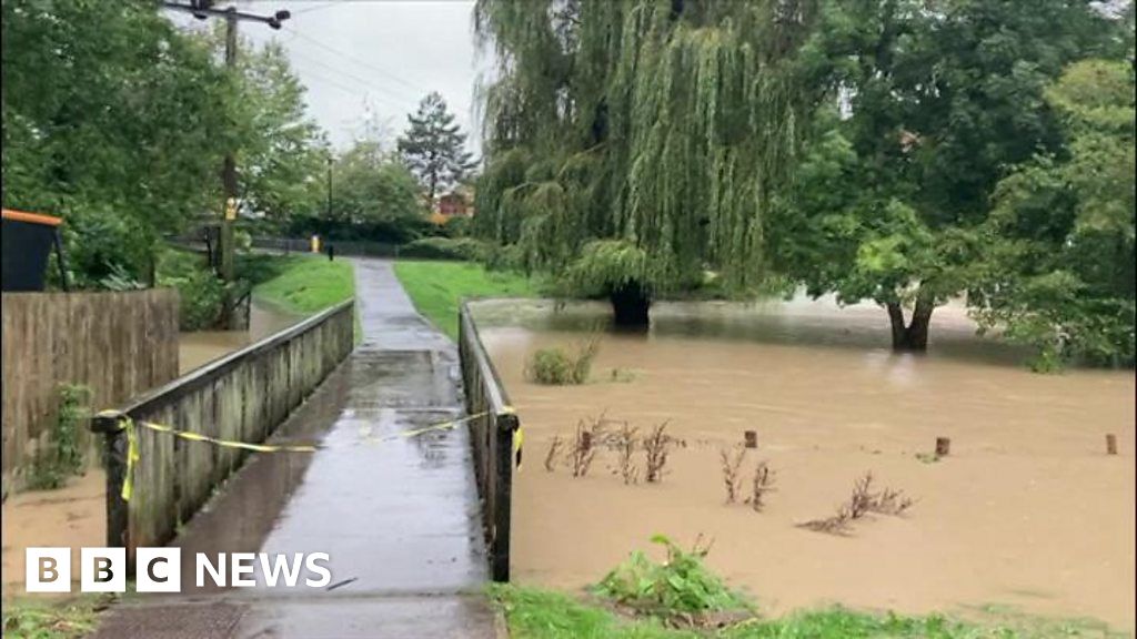 Isle of Wight widespread flooding after heavy rain