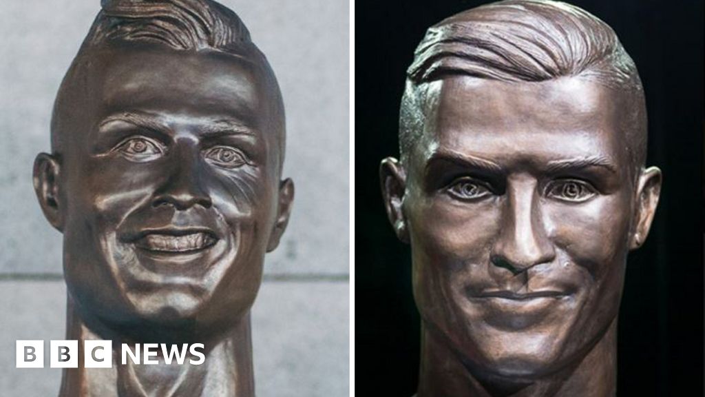Cristiano Ronaldo's New Bronze Bust Is Turning Heads : The Two-Way : NPR