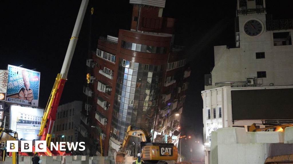 Impact of the biggest earthquake to hit Taiwan in 25 years