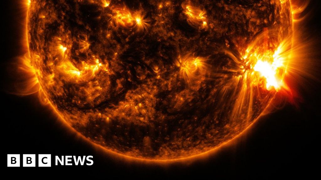 Solar storm Evidence found of huge eruption from Sun BBC News