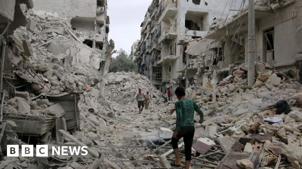 White Helmets detail Aleppo raids - BBC News