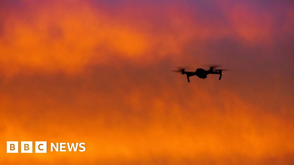 Night-flying drone squadrons baffle rural US West