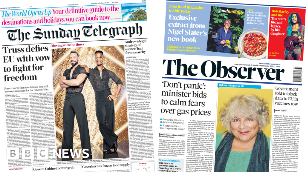 The papers: Truss 'wades into row' and plea for calm over gas prices