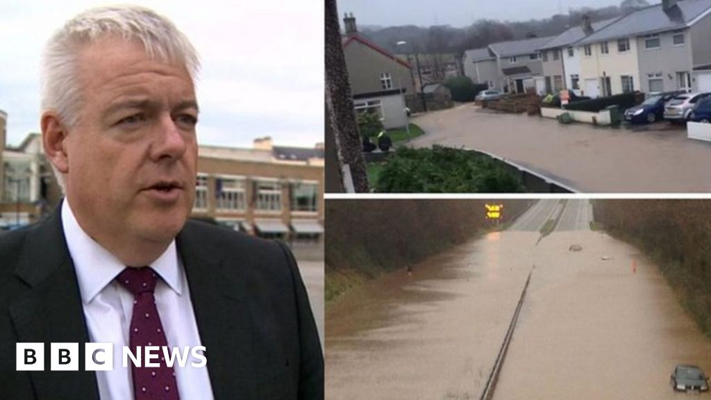 TalyBont flood action pledged by first minister BBC News