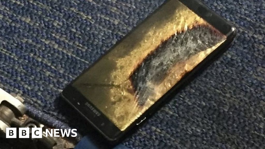 Samsung Confirms Battery Faults As Cause Of Note 7 Fires Bbc News