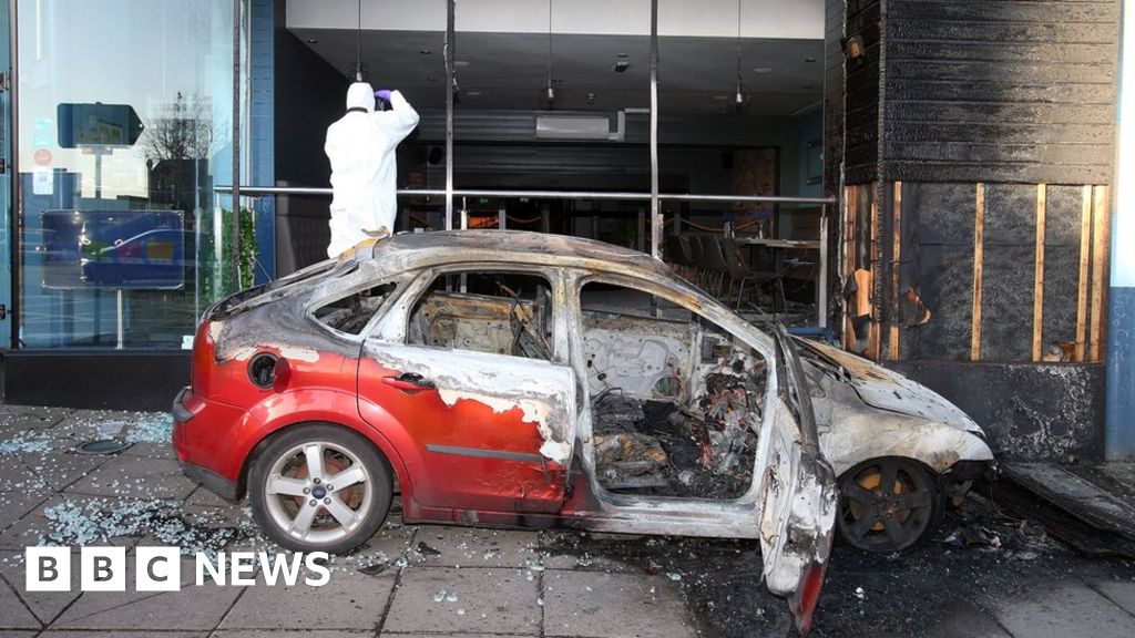 FireStone restaurant damaged in arson attack BBC News