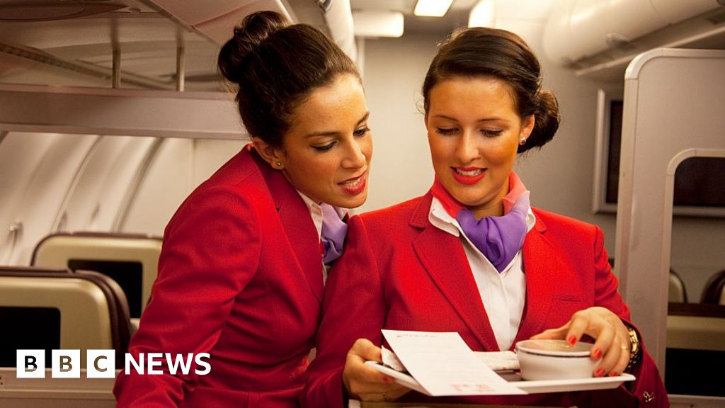 Virgin Atlantic Removes Cabin Crew Make Up Rule Bbc News