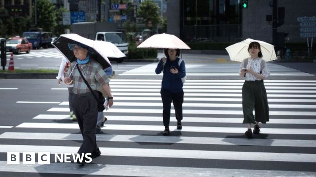 Japan heatwave Temperature breaks national record BBC News