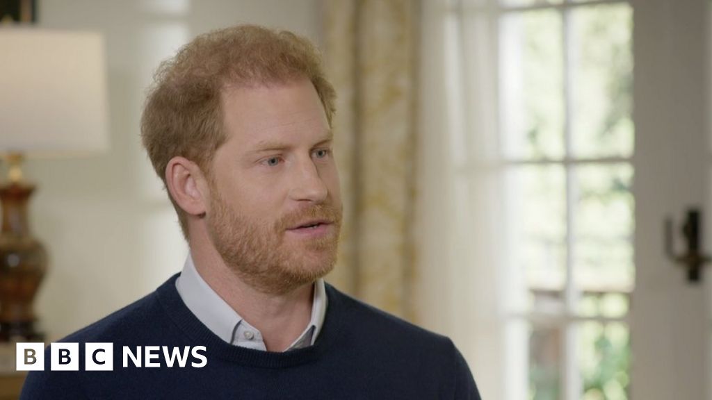 Prince Harry says he cried once after Diana death