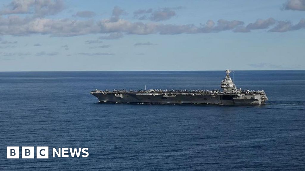 US sends world's largest warship towards Caribbean as it ramps up military presence