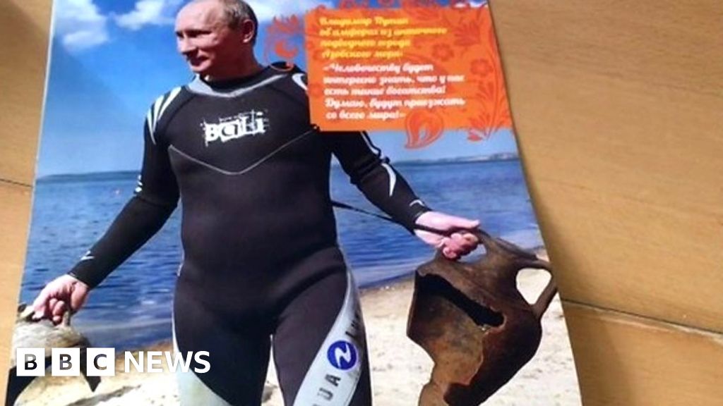 Wetsuit or kitten? How do you like your Putin? BBC News
