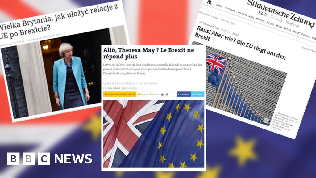 European Press Debates Post-Brexit Alternatives - BBC News