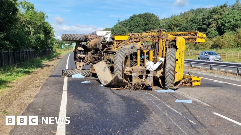 A69 crash sees two mile tailbacks during rush hour