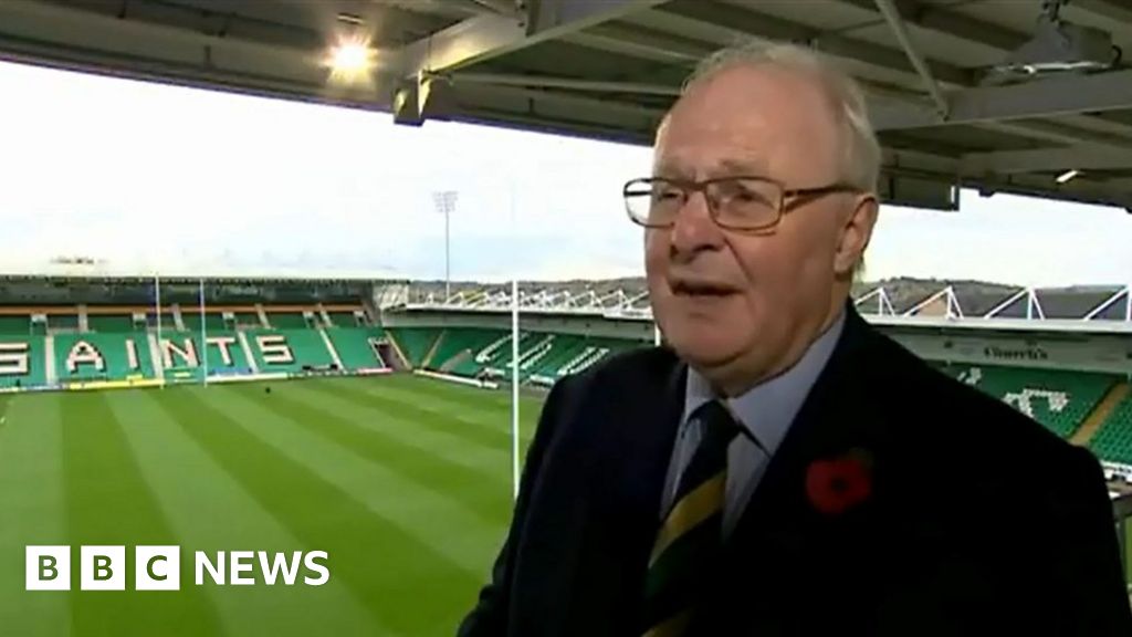 A new stand for Northampton Saints stadium opens - BBC News