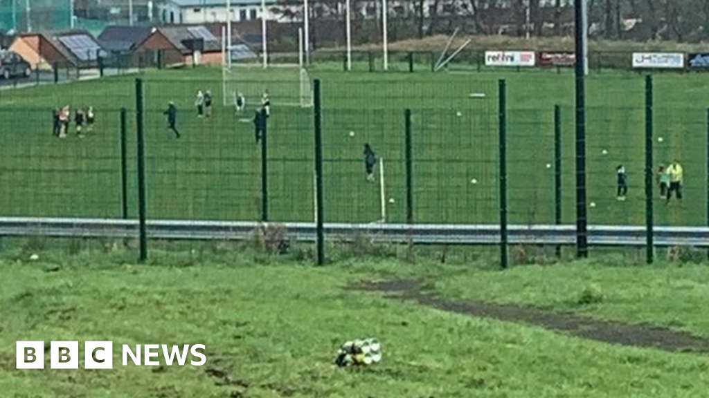 Londonderry: Explosive discovered near children’s football game