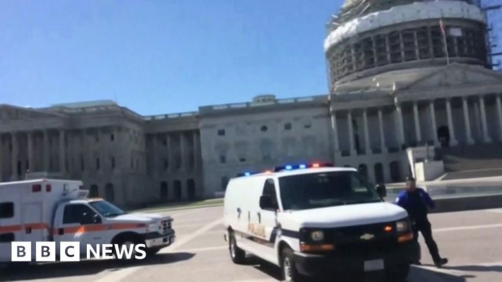 Washington shooting Footage from scene BBC News