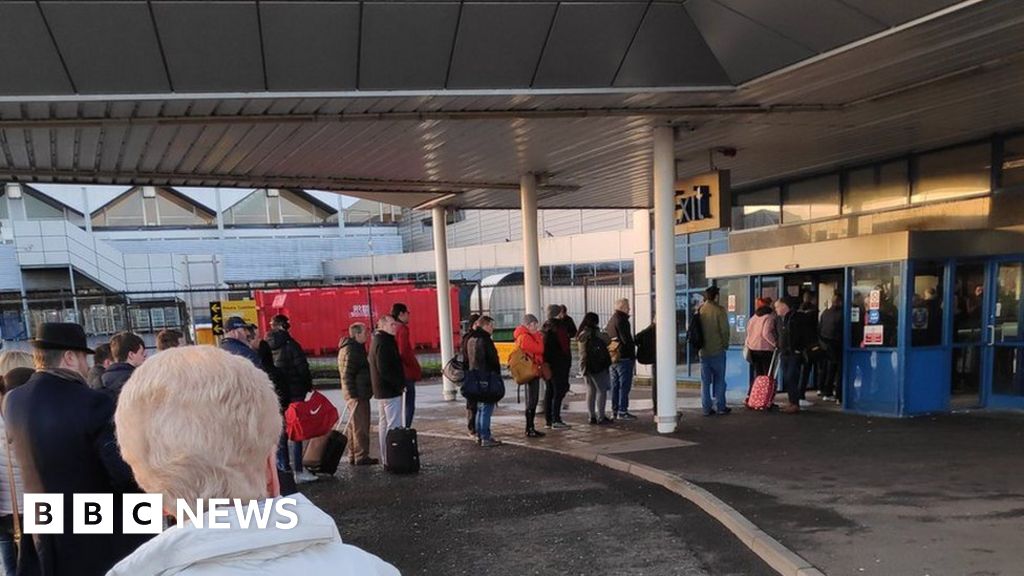 Belfast International passengers complain of long delays