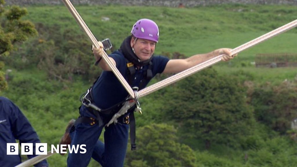 Testing the UK's first human slingshot BBC News