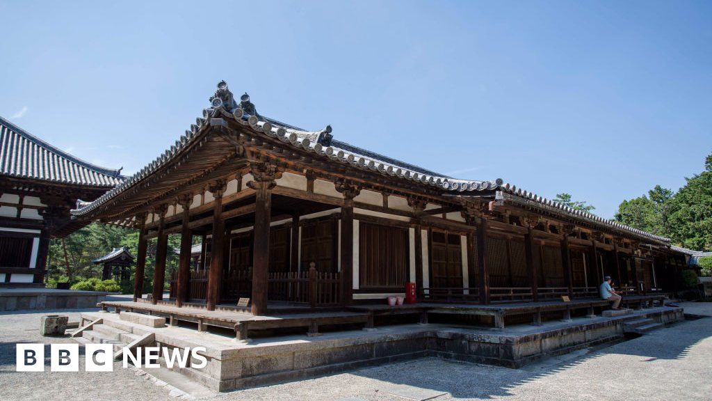 Japan: Toshodaiji Kondo-tempel in Nara werd beklad door een Canadese tiener