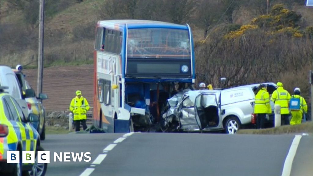Woman, 45, was killed in A78 Ardrossan bus crash BBC News