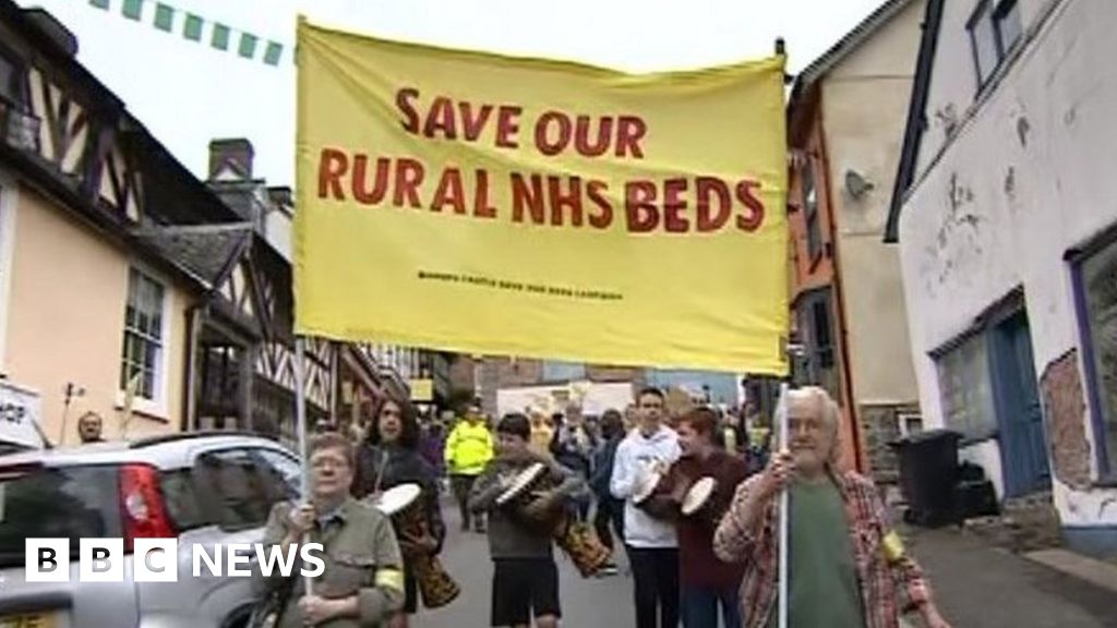 Campaigners march to save Castle hospital beds
