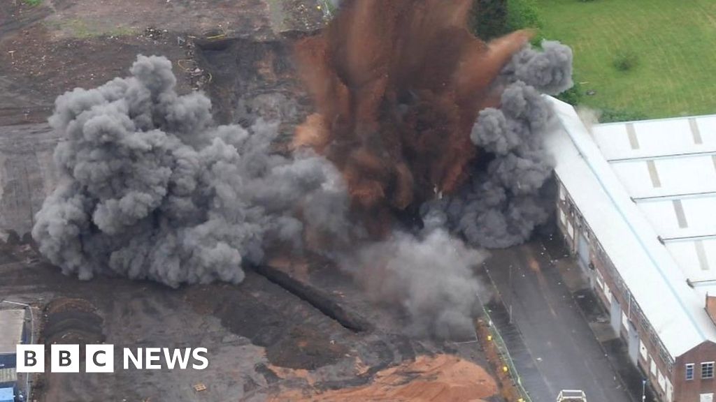 Control explosion. Control explosion