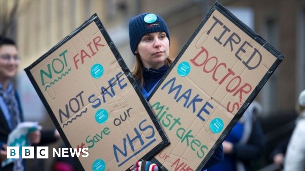 Third Junior Doctor Strike Begins - BBC News