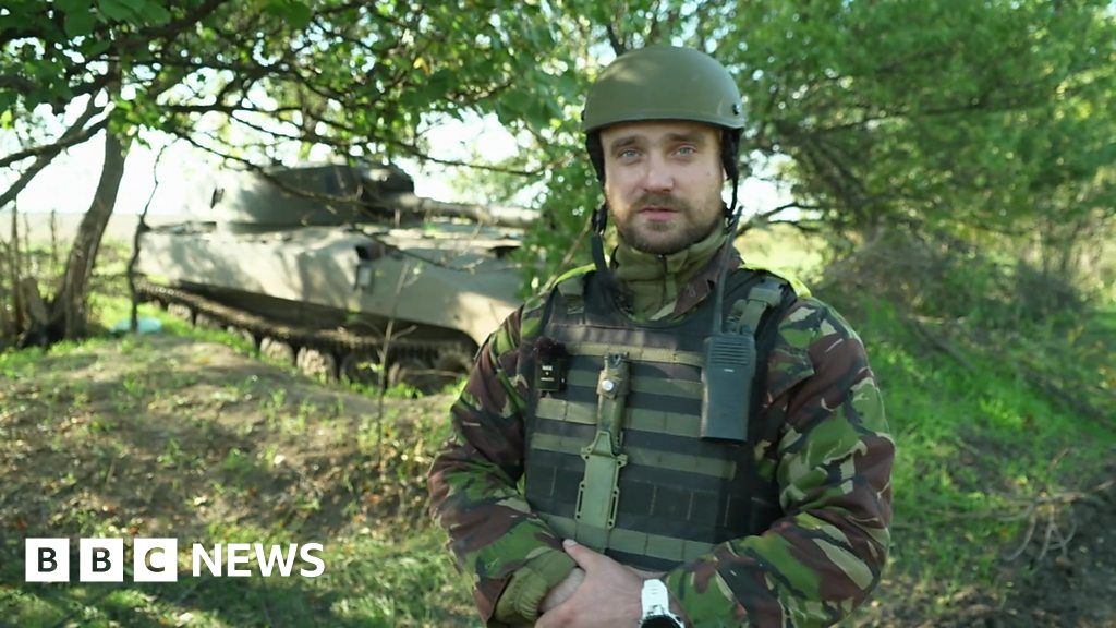On the front line with Ukrainian troops in Kherson