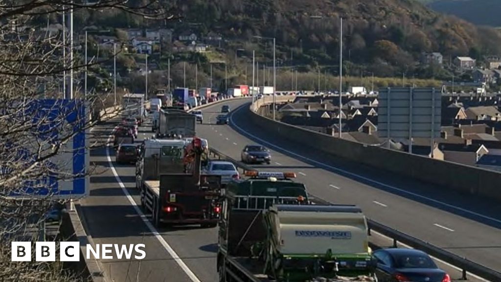 Cardiff man arrested after Port Talbot M4 death crash BBC News