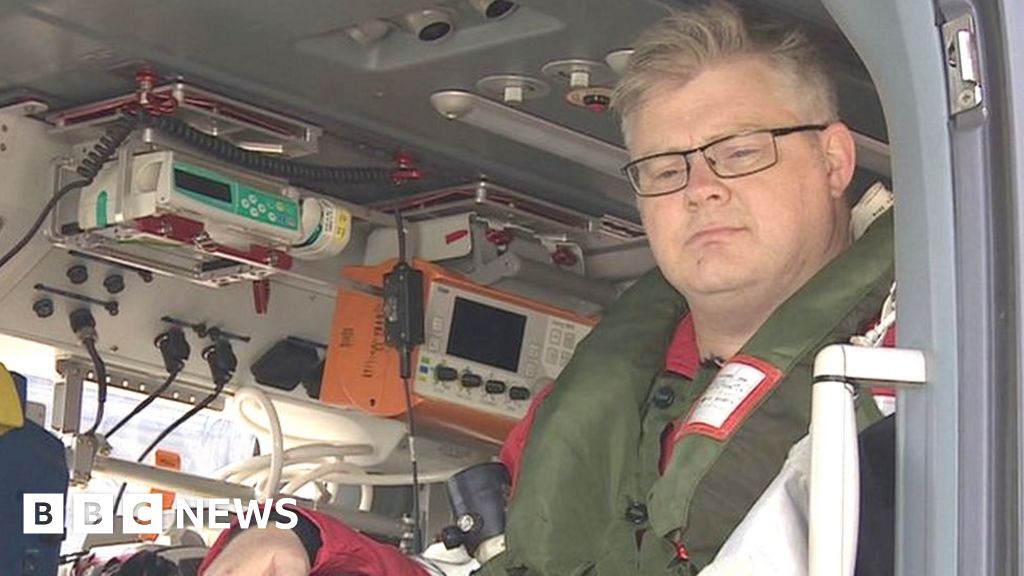The Air Ambulance Medic Who Lost Both Legs Bbc News