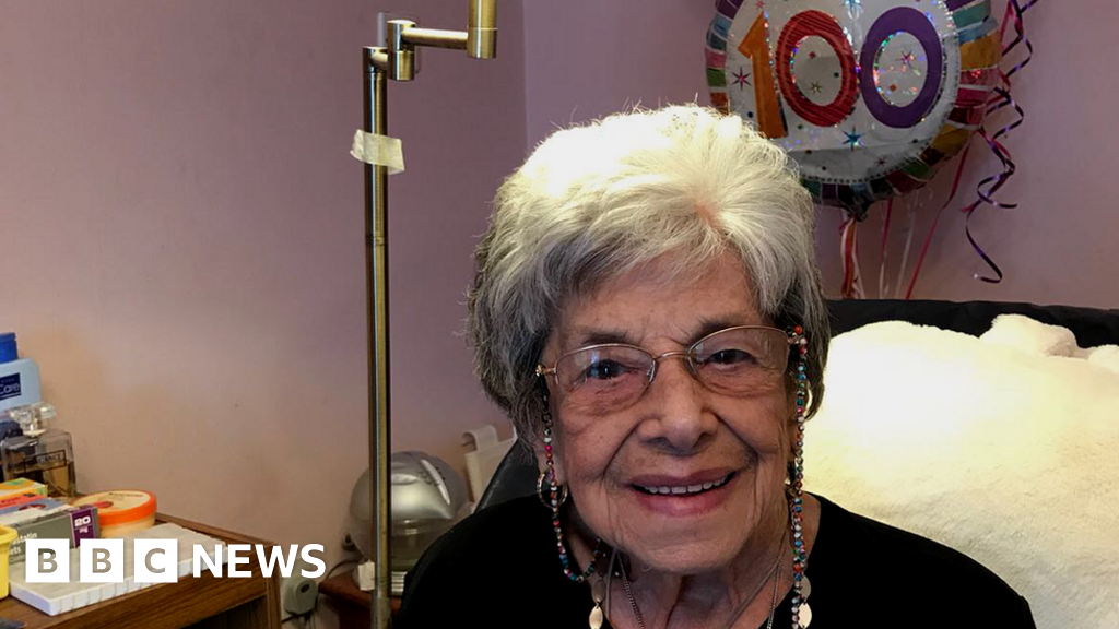 A 100 Year Old Woman Shares The Secret Of Her Young Looks Bbc News