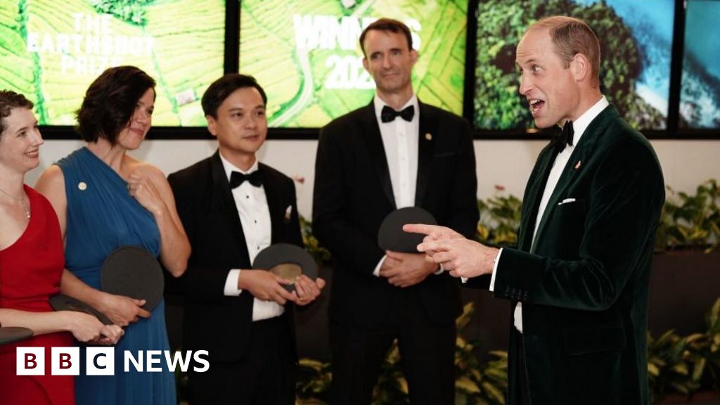 Earthshot Prize: Prince William says climate crisis too visible to be ignored