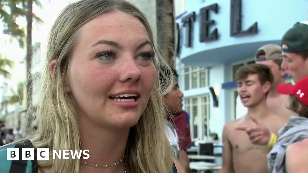 US students party on spring break despite coronavirus BBC News