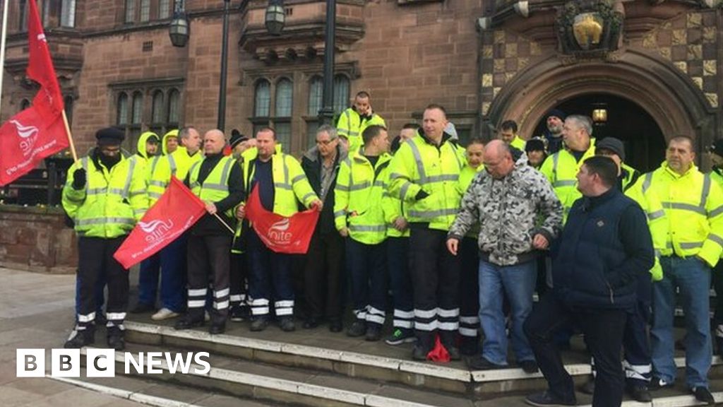 Coventry refuse collections strike hits 30,000 homes BBC News