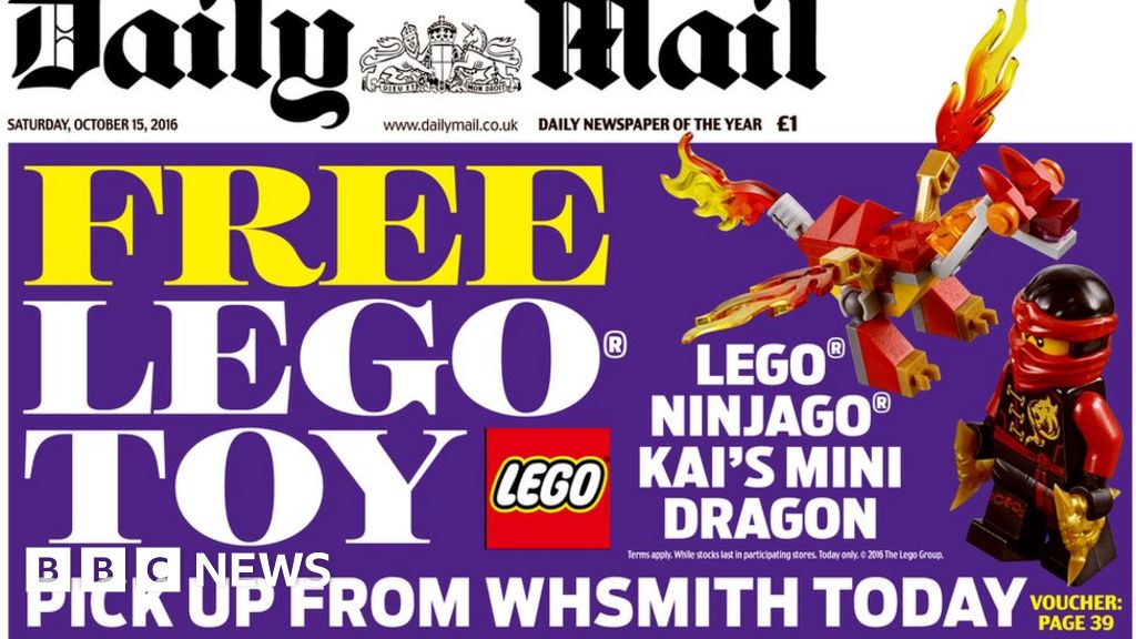 Lego giveaways in Daily Mail end amid protest - BBC News