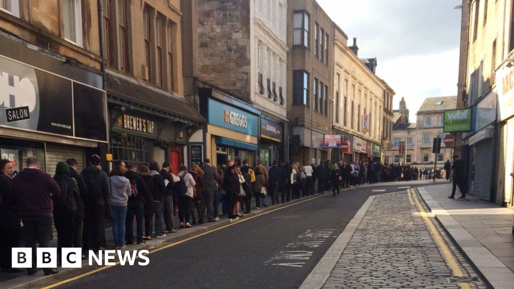 Train delays after line fault near Glasgow BBC News
