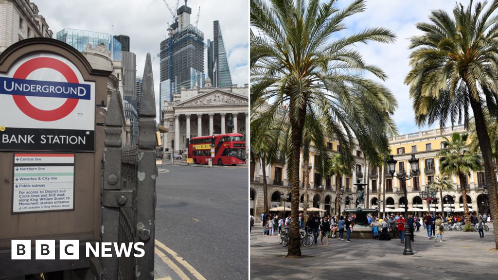 Climate Change How Hot Cities Could Be In 2050 Bbc News