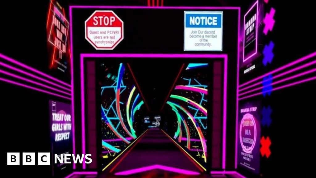 1024px x 576px - Metaverse app allows kids into virtual strip clubs - BBC News