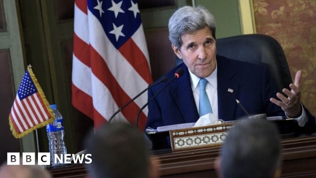 John Kerry news briefing on talks with Gulf states and Russia - BBC News