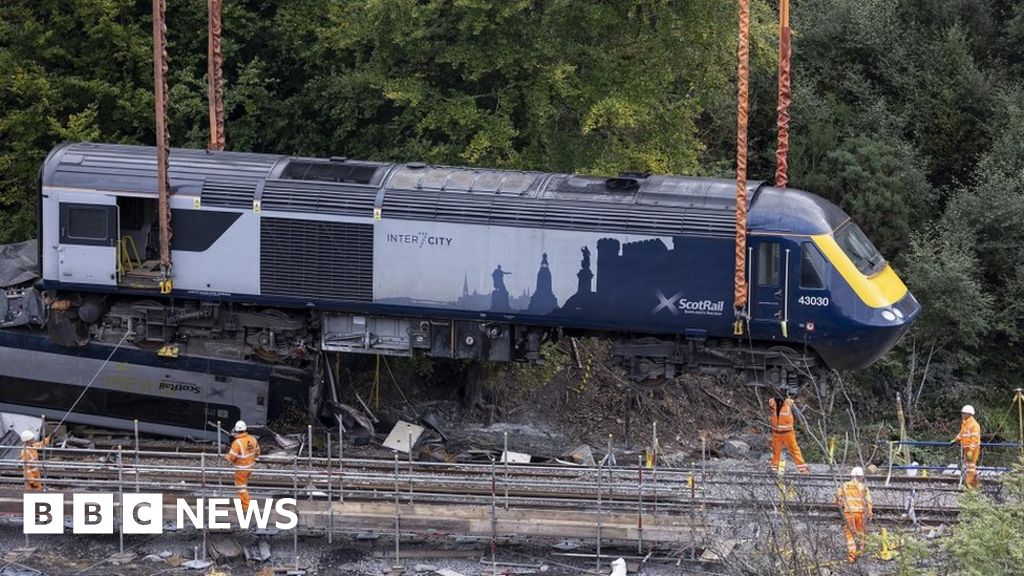 Stonehaven derailment: Report says climate change impact on railways 'accelerating' - BBC News