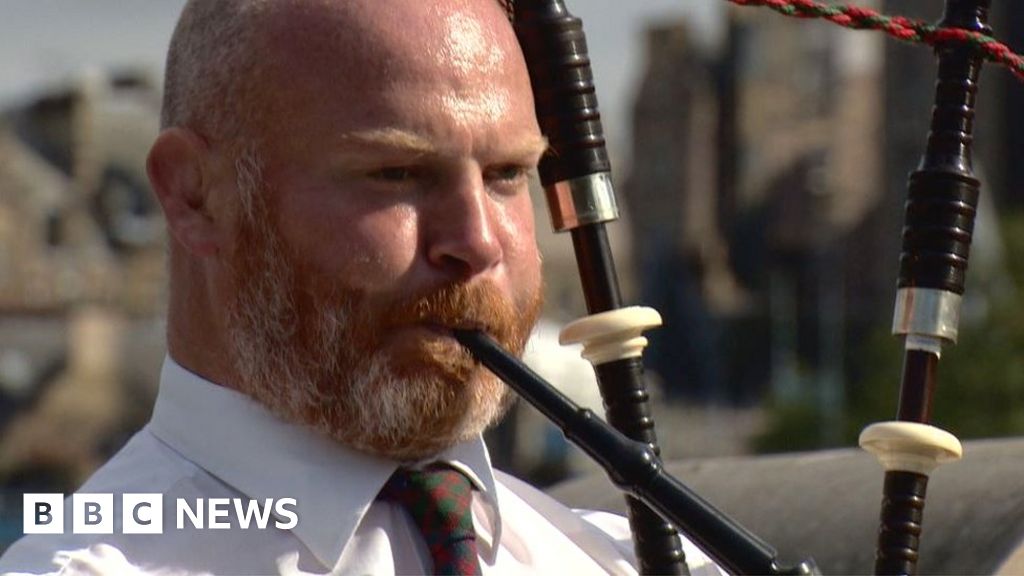 Bagpipes ban at Rugby World Cup BBC News