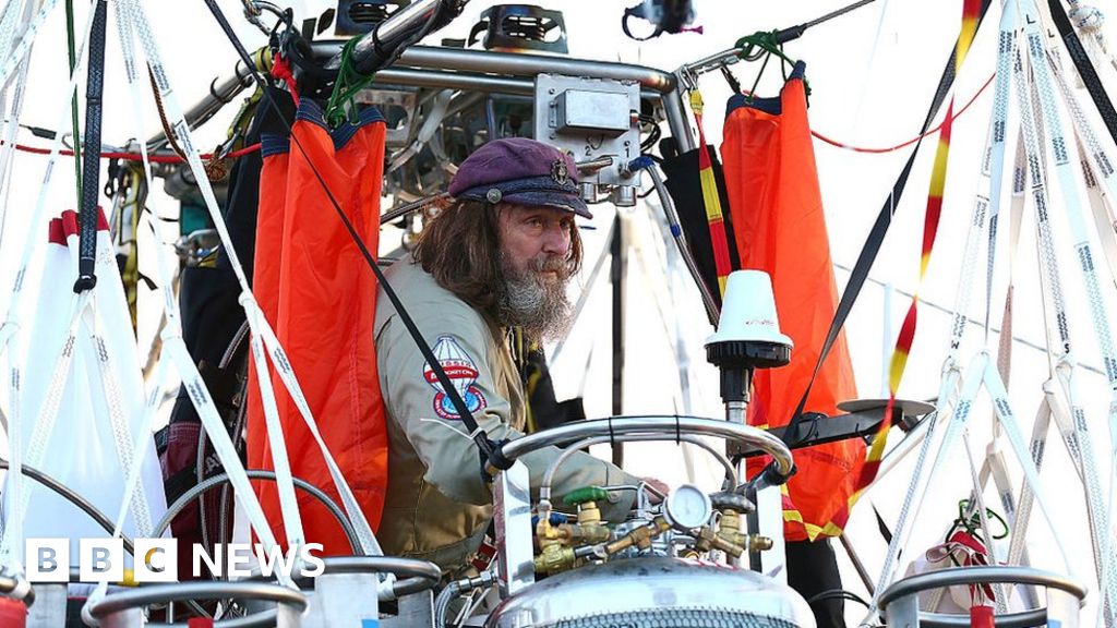 The adventurer heading to the stratosphere