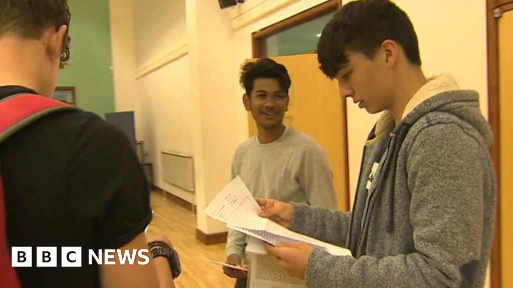 GCSEs 'Two years solid work' at Ysgol Friars, Bangor BBC News