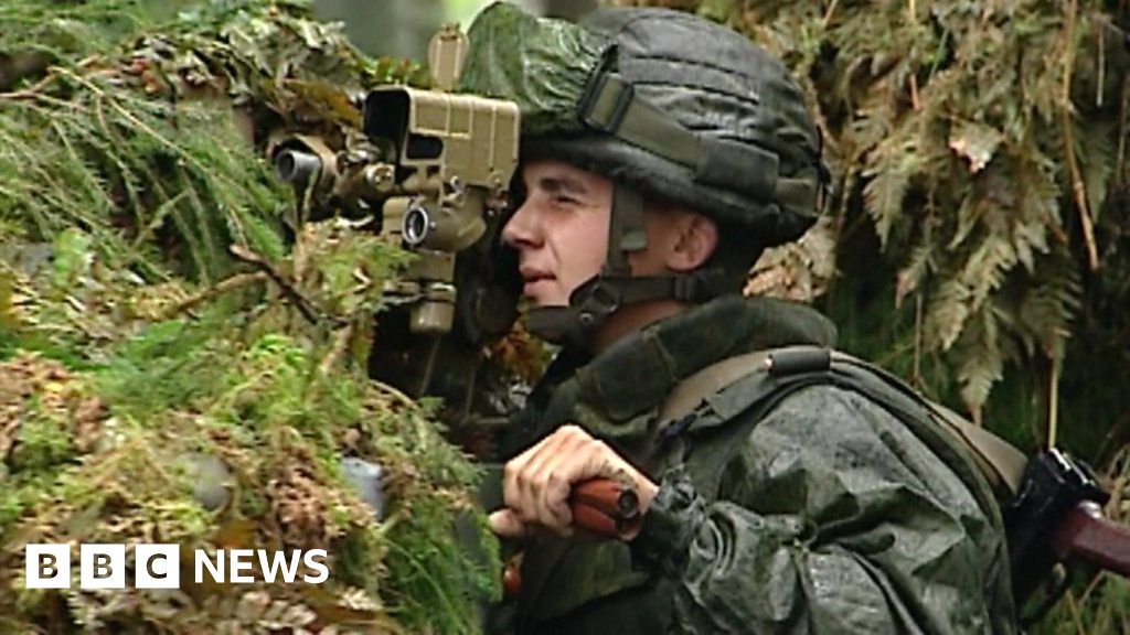 Belarus Troops In Russian Zapad War Games Bbc News