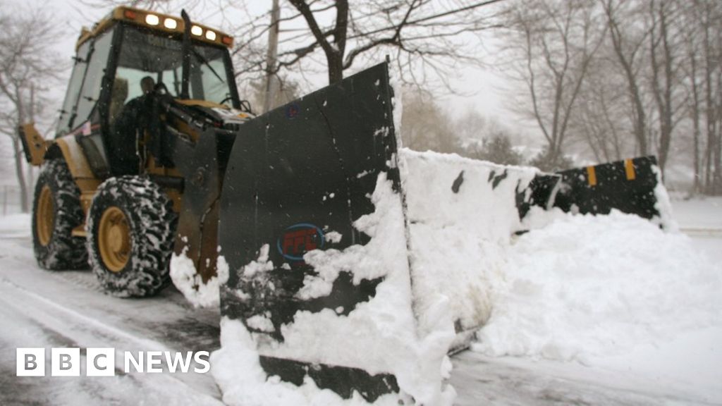 Uberlike snow plough service set to launch in Canada BBC News