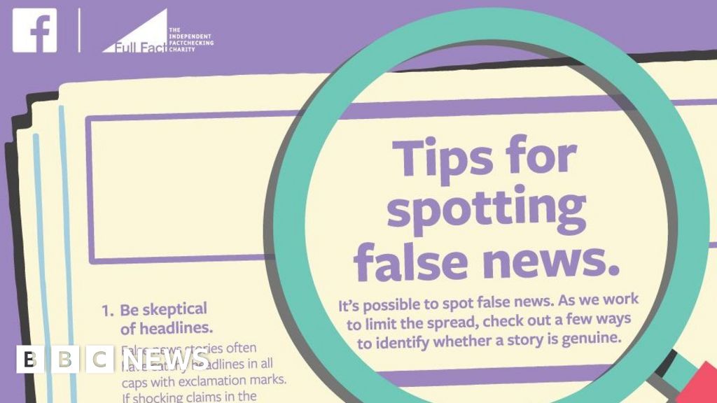 Facebook Publishes Fake News Ads In Uk Papers Bbc News