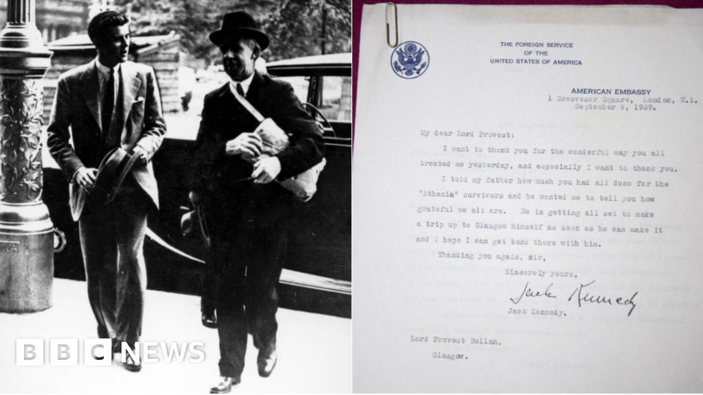 Unseen letters show how Glasgow helped JFK on road to White House