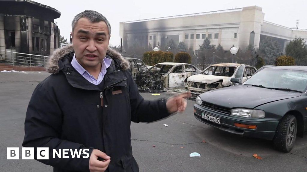 , Gunfire heard as BBC visits scene of Kazakh clashes, The World Live Breaking News Coverage &amp; Updates IN ENGLISH